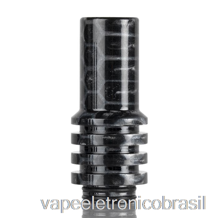 Vape Eletronico 510 Chaminé Pele De Cobra Gotejamento Preto